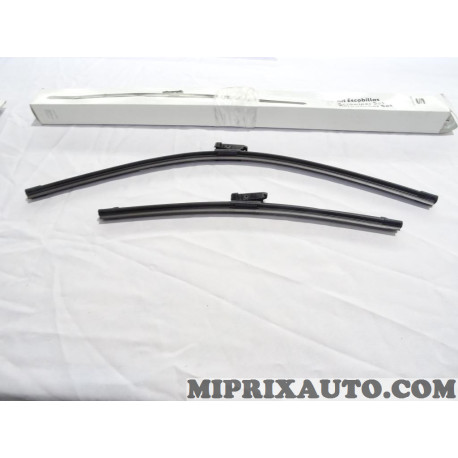 Jeu 2 balais essuie glace souple Volkswagen Audi Seat Skoda original OEM&nbsp;1SL998002 