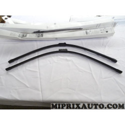 Jeu 2 balais essuie glace souple Volkswagen Audi Seat Skoda original OEM&nbsp;10A998002A 
