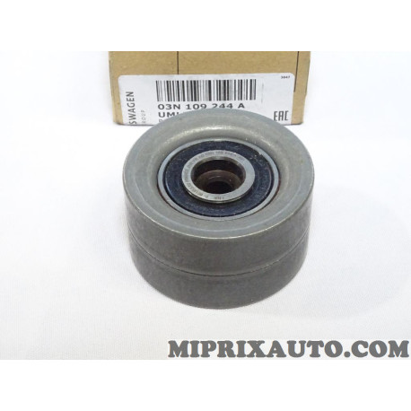 Galet enrouleur courroie de distribution Volkswagen Audi Seat Skoda original OEM&nbsp;03N109244A 