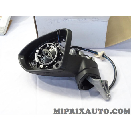 Corps nu retroviseur electrique avant gauche Volkswagen Audi Seat Skoda original OEM&nbsp;5TB8575079B9 pour volkswagen touran partir 
