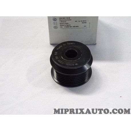 Poulie libre alternateur Volkswagen Audi Seat Skoda original OEM&nbsp;038903119B 