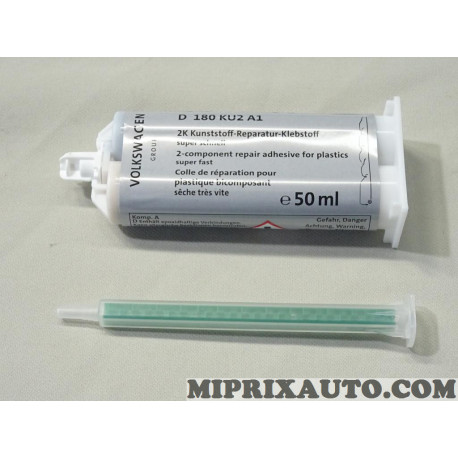 Tube colle 2 composants reparation plastique DLU 03/2024 sans reclamation Volkswagen Audi Seat Skoda original OEM&nbsp; 