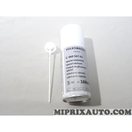 Spray aerosol 100ml lubrifiant produit de glissement special DLU 02/2024 sans reclamationVolkswagen Audi Seat Skoda original OEM