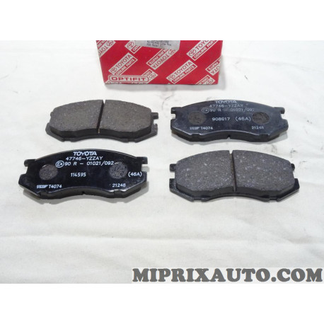 Jeu 4 plaquettes de frein Toyota Lexus original OEM 04465YZZAY 04465-YZZAY 