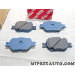 Jeu 4 plaquettes de frein Toyota Lexus original OEM 044652B010 04465-2B010 