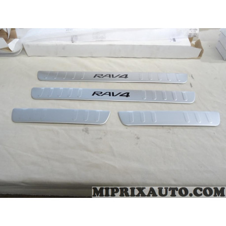 Jeu 4 seuils de portes Toyota Lexus original OEM PZ467-X0184-00 PZ467X018400 pour toyota RAV4 de 2012 à 2018 