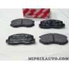 Jeu 4 plaquettes de frein avant Toyota Lexus original OEM 04465YZZAY 04465-YZZAY