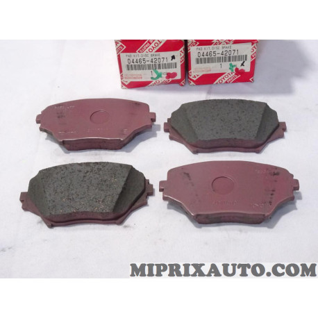 Jeu 4 plaquettes de frein Toyota Lexus original OEM 04465-42071 0446542071 