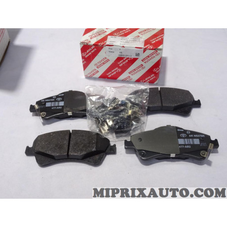 Jeu 4 plaquettes de frein Toyota Lexus original OEM 04465-0F012 044650F012 