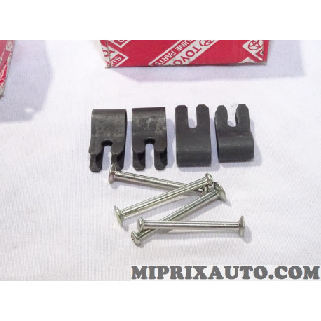 Kit agrafes avec tiges fixation machoires de frein Toyota Lexus original OEM 04941-0K040 049410K040 