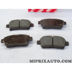 Jeu 4 plaquettes de frein avant Toyota Lexus original OEM 04465-17140 0446517140 