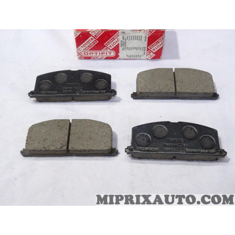 Jeu 4 plaquettes de frein Toyota Lexus original OEM 04465-YZZAA 04465YZZAA 