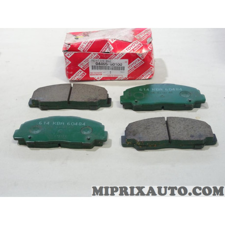 Jeu 4 plaquettes de frein Toyota Lexus original OEM 04465-60100 0446560100 
