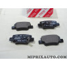 Jeu 4 plaquettes de frein Toyota Lexus original OEM 04466-YZZE7 04466YZZE7