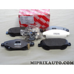 Jeu 4 plaquettes de frein avant Toyota Lexus original OEM 04465-05300 0446505300 