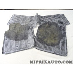 Jeu 3 tapis de sol caoutchouc sur mesure avant + arriere (sale voir photo) Toyota Lexus original OEM PZ49K-B0350-RJ PZ49KB0350RJ