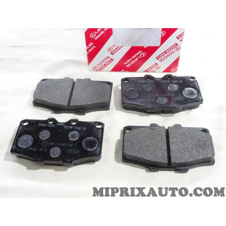 Jeu 4 plaquettes de frein Toyota Lexus original OEM 04465-YZZCA 04465YZZCA 