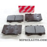 Jeu 4 plaquettes de frein avant Toyota Lexus original OEM 04465-60220 0446560220