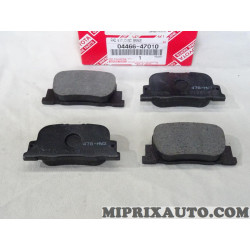 Jeu 4 plaquettes de frein Toyota Lexus original OEM 04466-47010 0446647010 