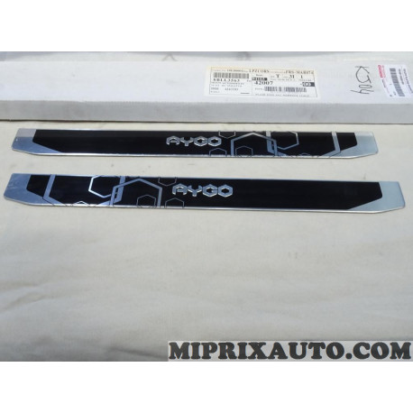 Jeu 2 seuils de portes Toyota Lexus original OEM PZ467-0H001SR PZ4670H001SR pour toyota aygo 