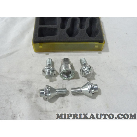 Jeu 4 boulons de roue antivol Toyota Lexus original OEM FNGV119 pour toyota aygo 