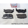 Jeu 4 plaquettes de frein Toyota Lexus original OEM 04465-YZZAE 04465YZZAE