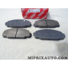 Jeu 4 plaquettes de frein avant Toyota Lexus original OEM 04465-25070 0446525070
