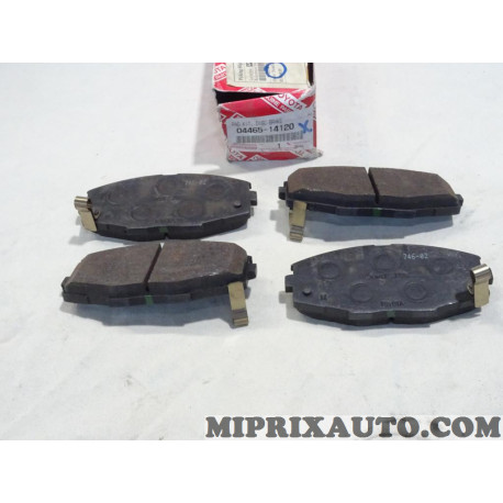 Jeu 4 plaquettes de frein Toyota Lexus original OEM 04465-14120 0446514120 