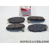 Jeu 4 plaquettes de frein Toyota Lexus original OEM 04465-14120 0446514120