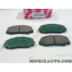 Jeu 4 plaquettes de frein avant Toyota Lexus original OEM 04465-60100 0446560100 
