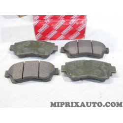 Jeu 4 plaquettes de frein Toyota Lexus original OEM 04465-33070 0446533070 