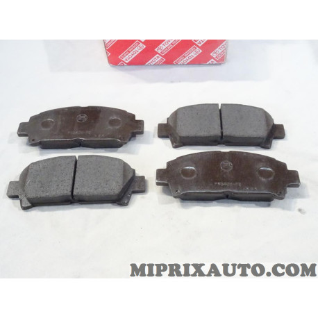 Jeu 4 plaquettes de frein avant Toyota Lexus original OEM 04465-YZZCF 04465YZZCF 