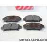 Jeu 4 plaquettes de frein avant Toyota Lexus original OEM 04465-YZZCF 04465YZZCF