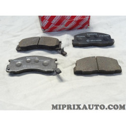 Jeu 4 plaquettes de frein Toyota Lexus original OEM 04465-YZZAK 04465YZZAK 