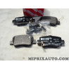 Jeu 4 plaquettes de frein Toyota Lexus original OEM 04466-05040 0446605040