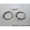 Jeu 2 contours phare antibrouillard chrome Toyota Lexus original OEM PW401-10001-01 PW4011000101