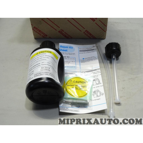 Kit reparation gonflage pneu DLU 10/2018 sans réclamation Toyota Lexus original OEM C6048-47021 C604847021 