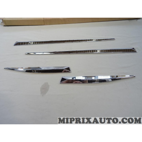 Jeu 4 baguettes moulure chrome de porte Toyota Lexus original OEM PW156-0R000-01 PW1560R00001 pour toyota RAV4 de 2012 à 2018 