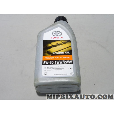 Bidon 1L 1 litre huile moteur 5W30 1WW/2WW Toyota Lexus original OEM 08880-83477 0888083477 