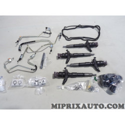 Kit 4 injecteurs carburant 23670-30440 avec tuyaux Toyota Lexus original OEM 04005-39130 0400539130 pour toyota dyna hiace 3.0D 