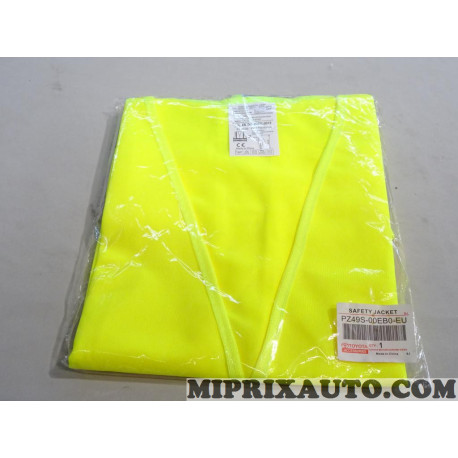 Gilet jaune fluo jacket secours Toyota Lexus original OEM PZ49S-00EB0-EU PZ49S00EB0EU 