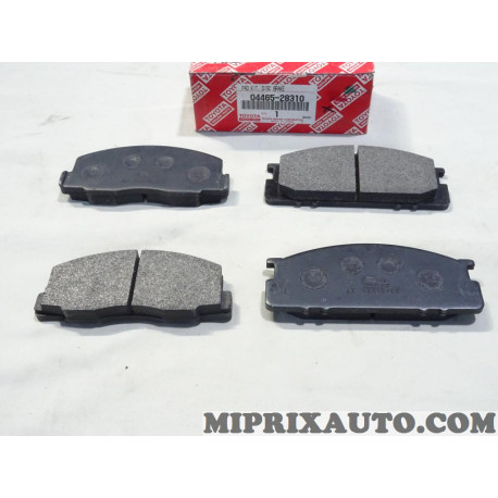 Jeu 4 plaquettes de frein avant Toyota Lexus original OEM 04465-28310 0446528310 