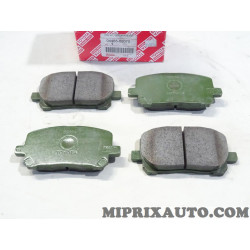Jeu 4 plaquettes de frein Toyota Lexus original OEM 04465-02070 0446502070 