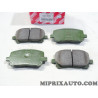 Jeu 4 plaquettes de frein Toyota Lexus original OEM 04465-02070 0446502070