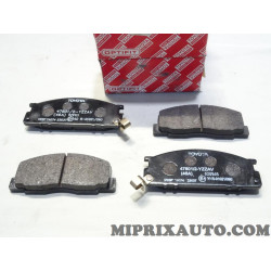 Jeu 4 plaquettes de frein avant Toyota Lexus original OEM 04465-YZZAV 04465YZZAV 