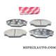 Jeu 4 plaquettes de frein avant Toyota Lexus original OEM 04465-YZZAJ 04465YZZAJ