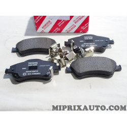 Jeu 4 plaquettes de frein avant montage bendix Toyota Lexus original OEM 04465-YZZEC 04465YZZEC 