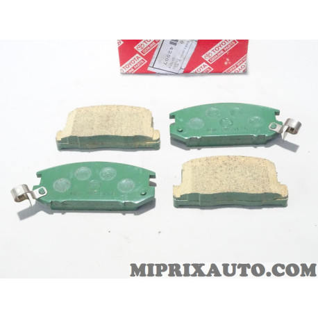 Jeu 4 plaquettes de frein Toyota Lexus original OEM 04466-17040 0446617040 