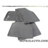 Jeu 4 tapis de sol optimat Volkswagen Audi Seat Skoda original OEM&nbsp;11B061445WGK pour volkswagen ID4