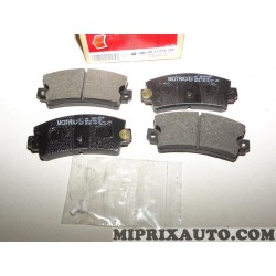 Jeux 4 plaquettes de frein Motrio Renault Dacia original OEM 8671016195 pour renault 12 17 18 21 25 espace 1 2 fuego R12 R17 R18